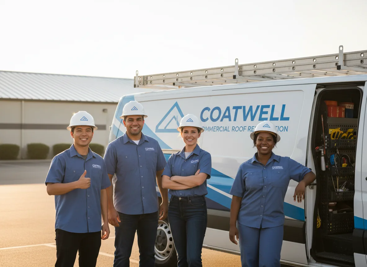 Commercial roof coating company in Blooming Prairie, MN